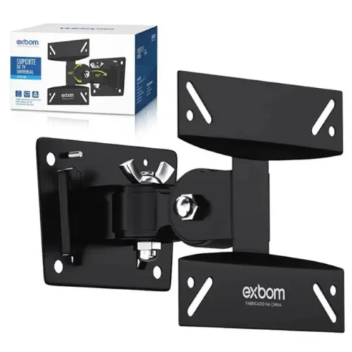 Suporte Fixo com Rotação 180º para TV de 14" a 24" - SPTV-B100