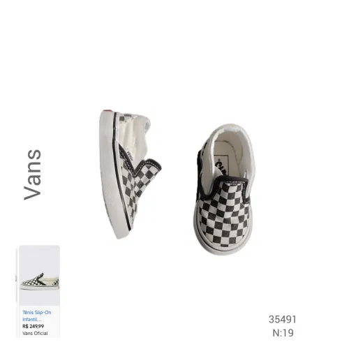 Tênis Vans infantil