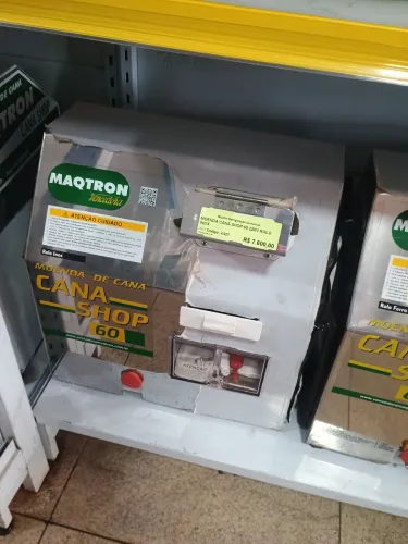 Moenda de cana chop 60 rolo inox - novo somos loja