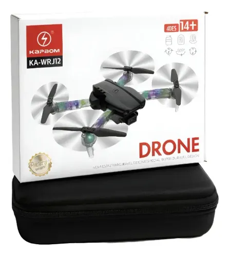 Drone com Câmera HD - Dobrável - Acompanha Case - Novo