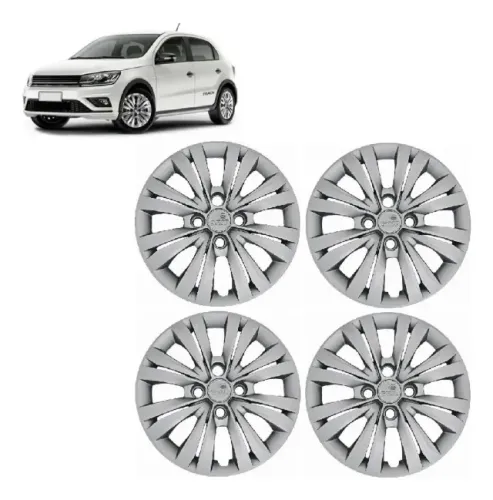 Kit Calotas Aro 15 Prata Gol G7 2017/18 - Grid