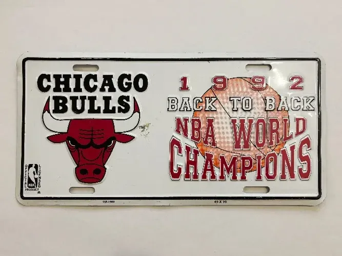 Placa Comemorativa Chicago Bulls