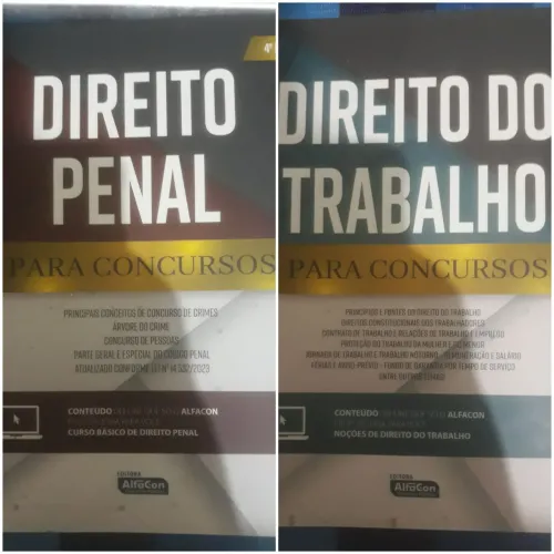 Direito Penal para Concursos - Direito do Trabalho para Concursos - Alfacon