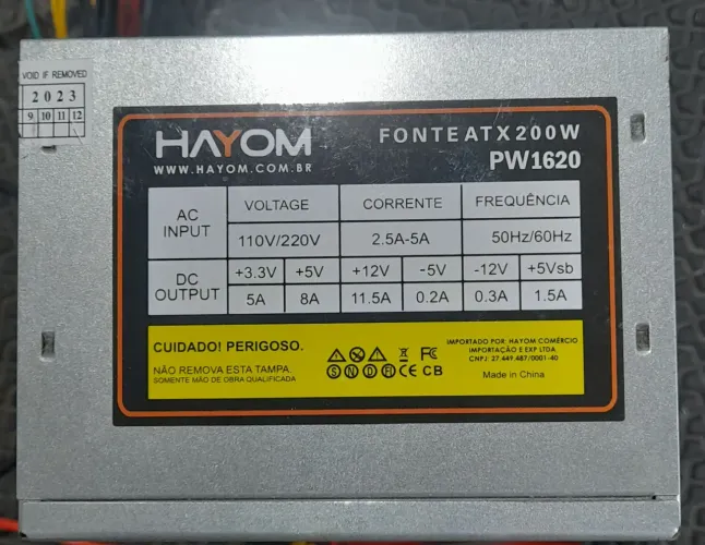 Fonte atx para pc 