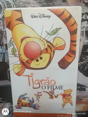 FITA VHS NTSC DUBLADO - TIGRÃO O FILME