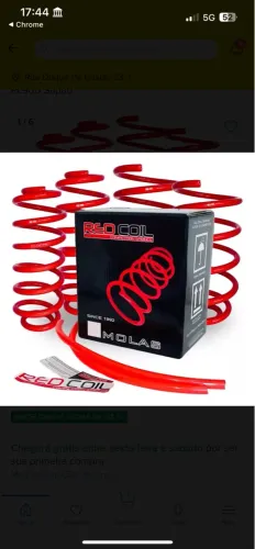 Molas Esportivas Red Coil
