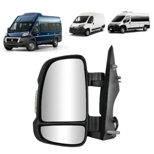 RETROVISOR ELETRICO BRAÇO CURTO DUCATO BOXER JUMPER 2018 A 2023 LADO ESQUERDO