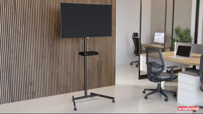 Suporte para Tv pedestal 10 a 70 Polegadas ( Fabricado no Brasil )