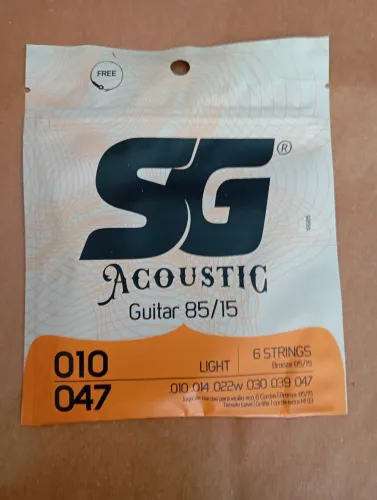 Encordoamento em aço para violão,nig ou SG