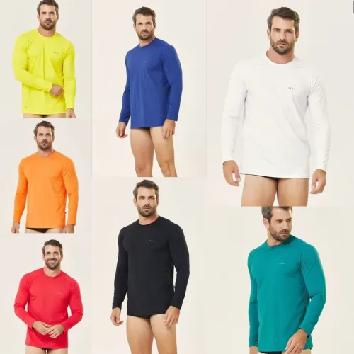 Camiseta De Proteção Uv Masculina