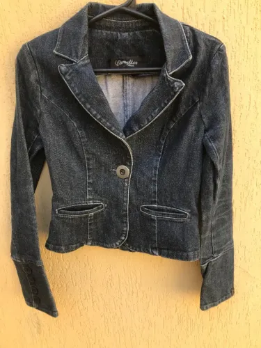 Jaqueta Jeans Escuro Damyller