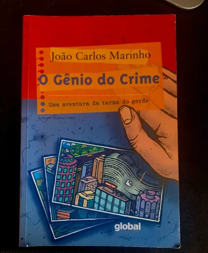 Livro O Gênio do Crime, uma aventura da turma do gordo