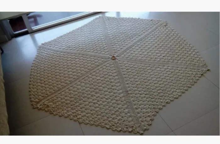 Peça única de Crochê para cama ou mesa