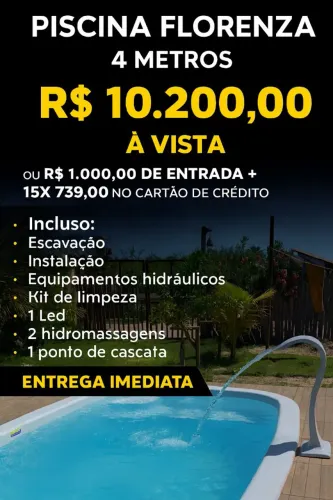 PISCINA COMPLETA 4 METROS