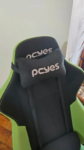 Cadeira Gamer PCyes Mad Racer V8 Verde - Mecânica Perfeita (Usada com detalhes)