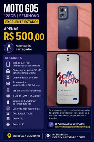 Smartphone Moto G05