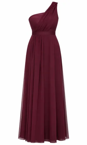 Vestido de festa Marsala