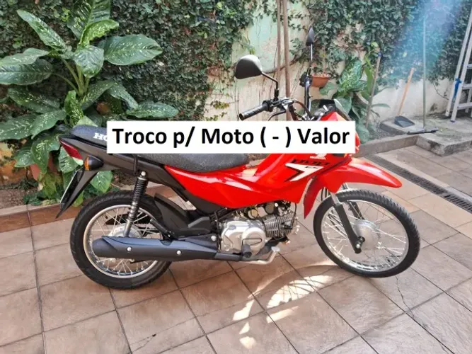 Honda Pop 110i Es ano- 26 / 26 ú.dono Troco p/ moto ( - ) valor Zap. 98687.7951