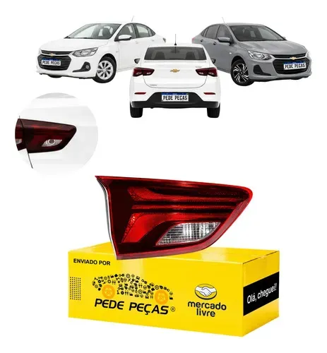Sinaleira Traseira Tampa Onix Sedan 2020 A 2025 S/led Le Esquerdo/motorista