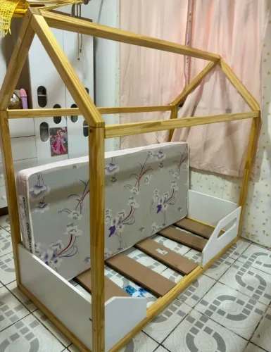 Cama nova infantil, muito segura para seu bebê