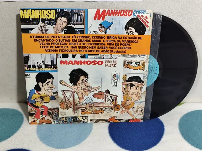 LP vinil os grandes sucesso de manhoso