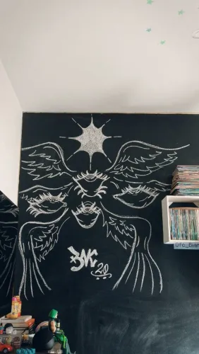 Arte em parede - orçamento acessível