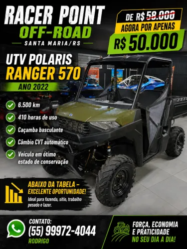 Utv Polaris Ranger 570 2022