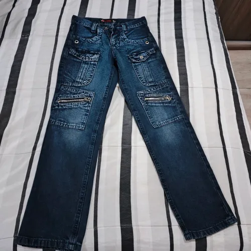 Calça jeans masculina infantil tamanho 8