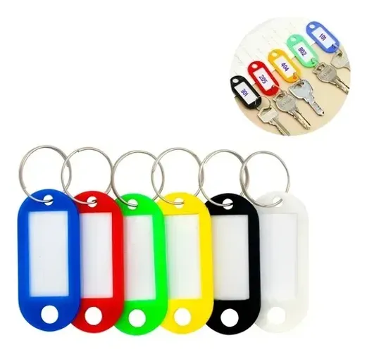 kit chaveiro organizador indentificador de 5un  ns-1739 colorido