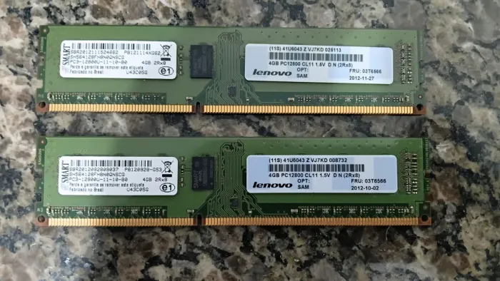 Kit Memória RAM DDR3 8GB (2x4GB) 1600Mhz
