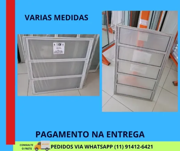 Vitro Basculante 1,00x1,00 pagamento na entrega - frete a/c zs-zl-zo-zn-zo-abc