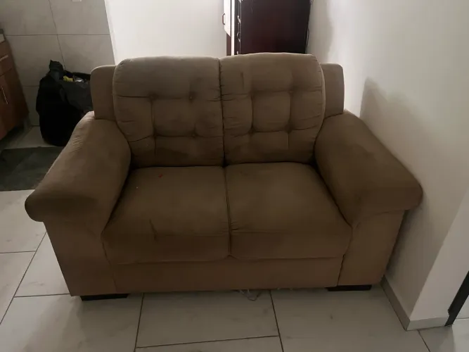 Sofá caramelo 