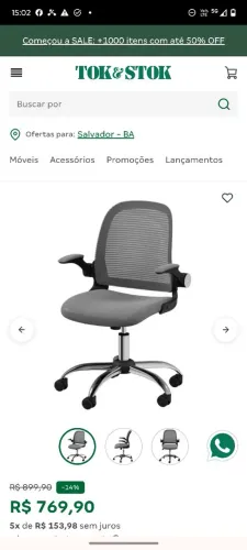 Cadeira de escritório CONCEPT TOK STOK