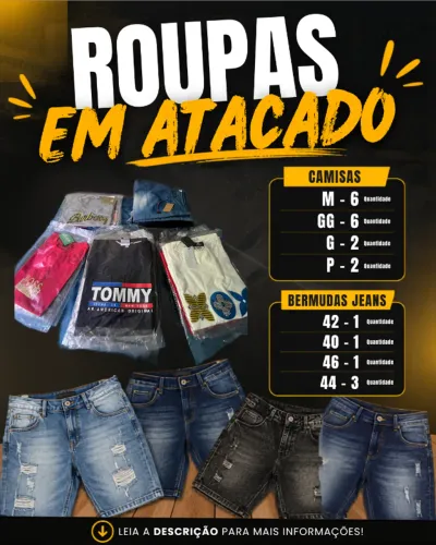Camisas e Bermudas no Atacado