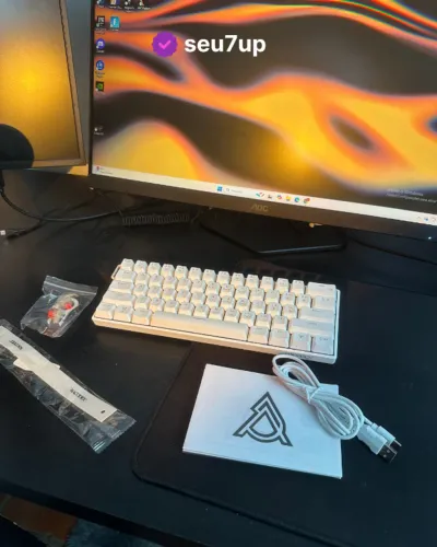 Teclado gamer rgb mecanico Ajazz NK61