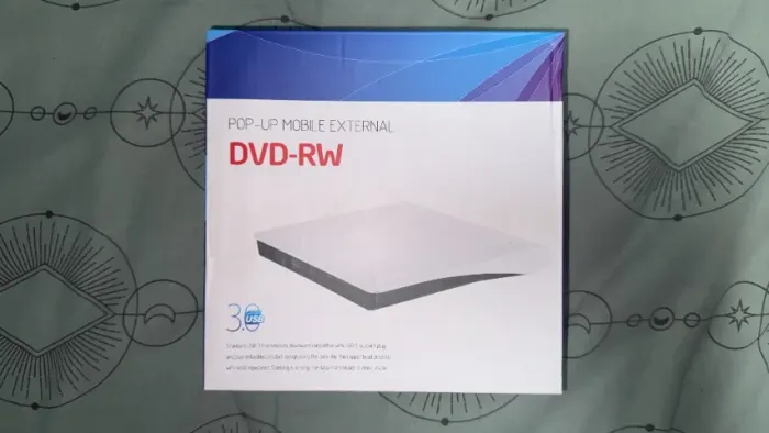 Gravador e leitor de DVD/CD Externo USB-A e C (Novíssimo)