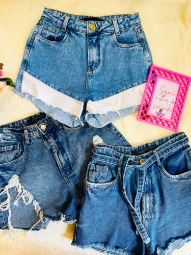 Short jeans feminino n 38 e 40