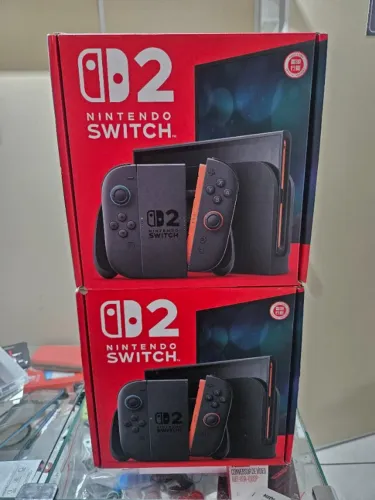 Nintendo switch 2 novo lacrado Aceitamos consoles como parte do pagamento