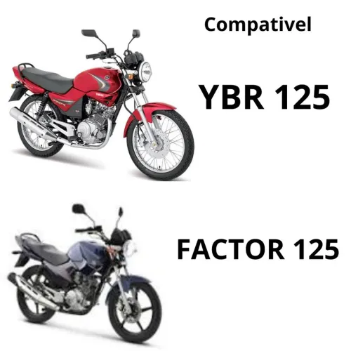 Kit relação transmissão YBR factor 125/150 fazer 150/250 FZ 15 25