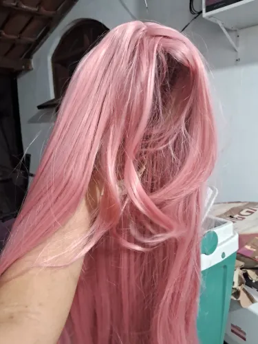 Lote 5 perucas cosplay novas ou excelente estado se uso