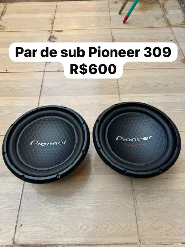 Par de sub Pioneer 309