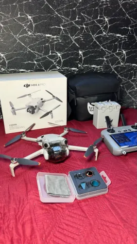 DJI MINI 4 PRO FLY MORE CONTROLE COM TELA + KIT DE FILTROS ND K&F