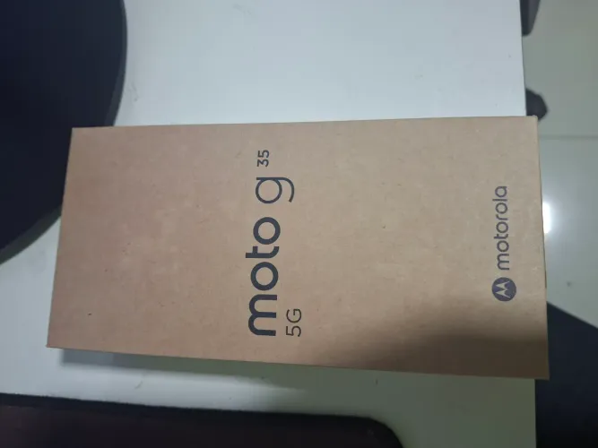 Moto G35 128GB com Caixa e NF (5 meses de uso - na garantia)