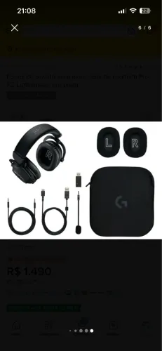 Headset Gamer Logitech G X2 Pro NOVO
