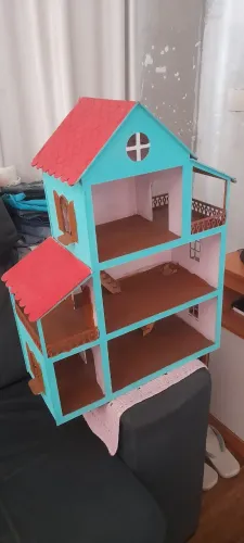 Casa de boneca mdf lindíssima ver fotos 