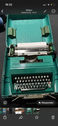 Máquina de escrever relíquia