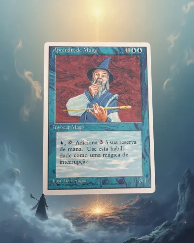 Magic The Gathering Aprendiz de Mago 4ª Edição 1995 PT-BR 