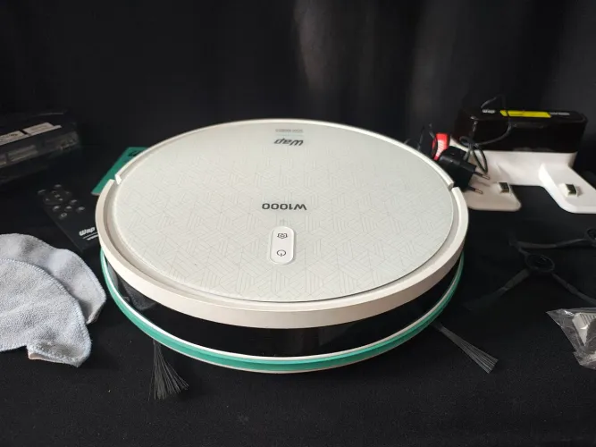 Robô aspirador Wap W1000 completo com todos os acessórios
