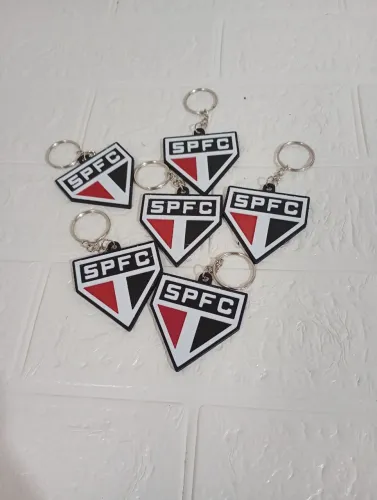 KIT 10 CHAVEIROS 3D DO SÃO PAULO FC