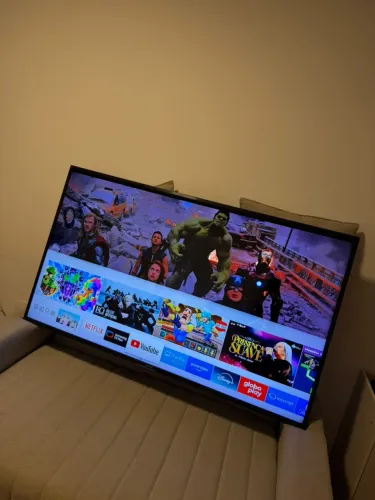 TV Samsung 58? Android - Funcionando perfeitamente | Aceito cartão